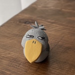ハシビロコウの女の子🐦　オブジェ
