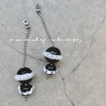 chain charm silver    【ランプワークビーズ 】
