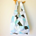 ☆期間限定SALE☆レジ袋型エコバッグ（大）◎幾何学◎