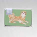秋田犬のメッセージカード