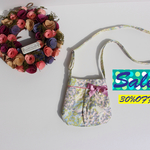 sale♪Liberty リバティ ユージニー こども ギャザー ポシェットラインストーンリボン送料込