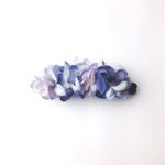 petal banana clip☆purple×deep blue