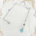 【BNー3・送料無料・daphne-mh様専用】ヒスイ　ネックレス　ペンダント　キャッツアイ　カラーパール