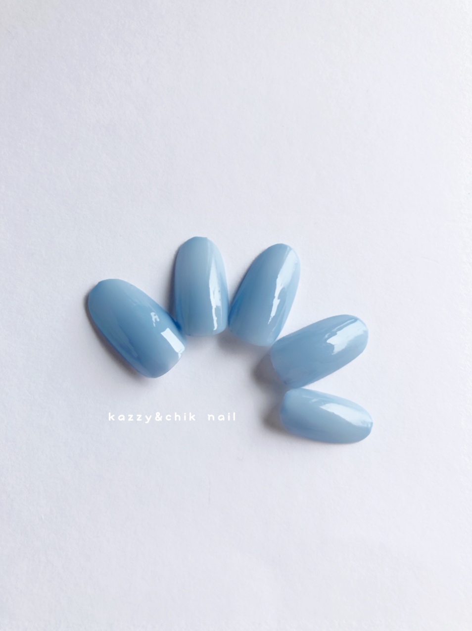 ネイルチップ オーダーメイド 〜単色 No.76〜 - kazzy&chik nail