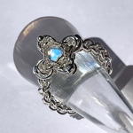 『 Seasonal flower ( high heart-ht ) 』Ring by SV925