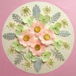 押し花セットL＜組み立てのお花・あじさい・レースフラワー他＞