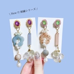 刺繍シリーズピアス【右】2way | melancholily