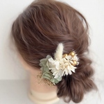 結婚式/成人式/ブライダル/浴衣/和装　ヘアアクセ　髪飾り ヘッドドレス ウェディング お呼ばれ 122