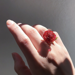 おはぎ様専用【オーダー】薔薇のリング