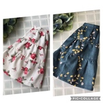 SALE✨リカちゃん・服＊ふわふわテイアードスカート　2枚セット