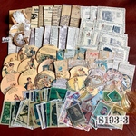 送料無料【S193-3 コラージュ素材】海外紙モノ　シール　ジャーナル　日記　デザインペーパー  和紙
