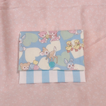 移動ポケット♪可愛いアニマル柄ブルー