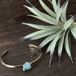 amazonite apatite copper bangle