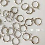 サージカルステンレスhook foop pierce parts gold6p