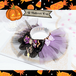 【ラスト】ケープ首輪🎃ハロウィン×アシンメトリーシフォンチュール🎃