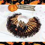 ケープ首輪🎃大人ハロウィンストライプ🎃