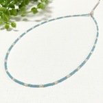 aqua color necklace     アクアカラーネックレス