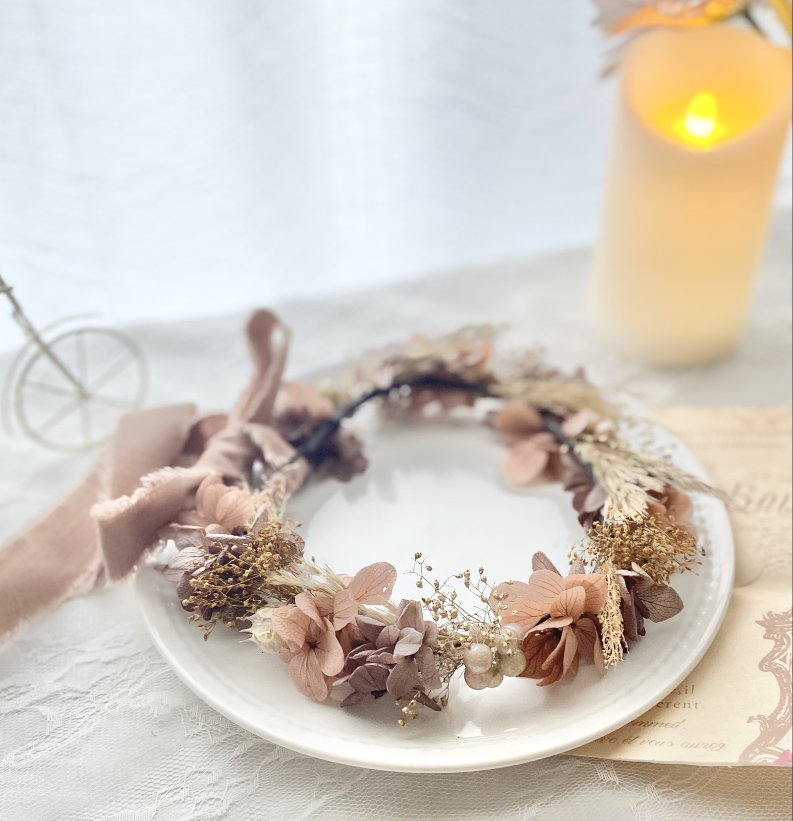 フラワーカチューシャ ベビーキッズ 花かんむり ヘアバンド バラ売りp18 新作からsaleアイテム等お得な商品 満載