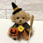 ハロウィン魔女のプードルちゃん
