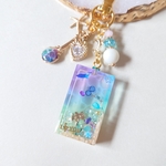 ②7/25 21:00〜シャラシャラ海の物語キーホルダー　シャカシャカ　シャカシャカ　レジン