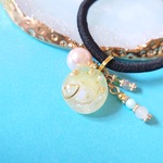 ヘアゴム【6月限定 いちご味】シャリシャリかき氷アクセサリー　レジン