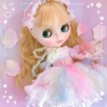 ふわふわゆめかわドレスෆ̈5点セット　アウトフィット