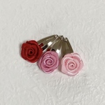 ドール用巻き薔薇ヘアピン3点セット