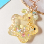 ⑧7/25 21:00〜星型★シャラシャラレモンキーホルダー　シャカシャカ　シャカシャカ　レジン