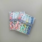 【訳あり】綿糸コーマ(S) 20/2 ミニセット(約50ｍ×6色)🌸手染め糸