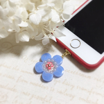 【受注製作】お花のかたちの充電口アクセサリー