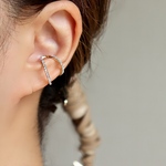 【14kgf】*ラインストーン2連EarCuff