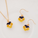 14kgf ビオラネックレス＆ピアスSET
