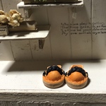 Poiちゃん用のお靴（ハロウィンカラーオレンジ🎃）