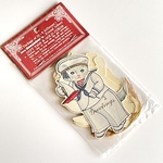 【 Kitty Cucumber 】ネコのギフトタグ＆ゴールドコード12ヶ入セット（USA アメリカ）デッドストック｜未使用ヴィンテージ・アンティーク