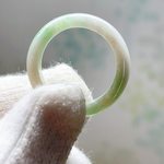 天然A貨翡翠　リング　サイズ：16号(18.1mm)  ミャンマー産　漂陽緑