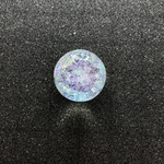 【JINガラス 気まぐれ試作室】 花火玉 ダイクロ パープル グリーン アクセサリー加工可
