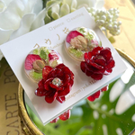 お花図鑑紫陽花ピアスorイヤリング