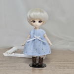 オビツ11 服　みずいろワンピース