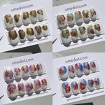 現品》ネイルチップ 水彩ニュアンス(rb)