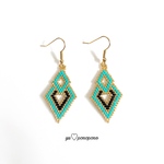 turquoiseダイヤ　ピアス/イヤリング