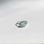 完売【11号】silverラリマー　リング