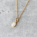 ♦️1点限定♦️14kgf✴︎枠留め✴︎プレシャスオパール✴︎一粒ネックレス　宝石質AAA 次回入荷予定はありません