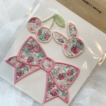 ♡リバティ生地で作るアイロンワッペン♡