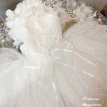⚜完成品のサイズが整いました⚜　　　　　　　　　　　　豪華ウエディングドレス　ふんわりパニエ　花嫁様　Princessdress　犬　猫　ペット