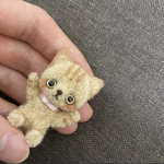 二足歩行　茶トラ猫ちゃん　モールアート　モールベア 
