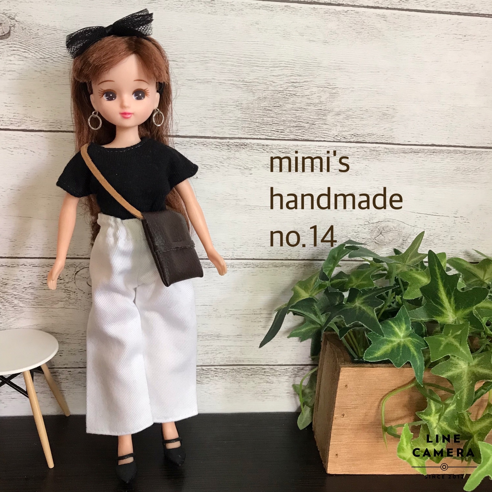 リカちゃん♡ハンドメイド服♡　専用ページ リカちゃん服♡ベージュピンクオフショルカットソー♡ドール服