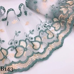 B143チュールレース DIY 手芸用 縁飾り パイピングテープ レース 花柄 手作り 生地 ハンドメイド 単位4m