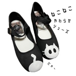 【先着2名2,000円オフ！！】猫ちゃんのやわらか♡もちもち♡ストラップガーリーシューズ