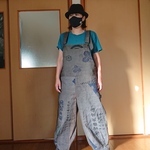 リメイク サロペットパンツ