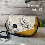 order page 🌸ショルダーポーチ　マスタード花柄　♡nakiyuhi様